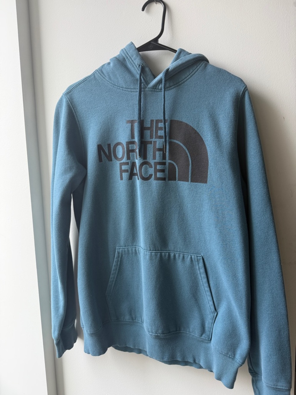 The North Face Men’s Dusty Blue Logo Pullover Hoodie